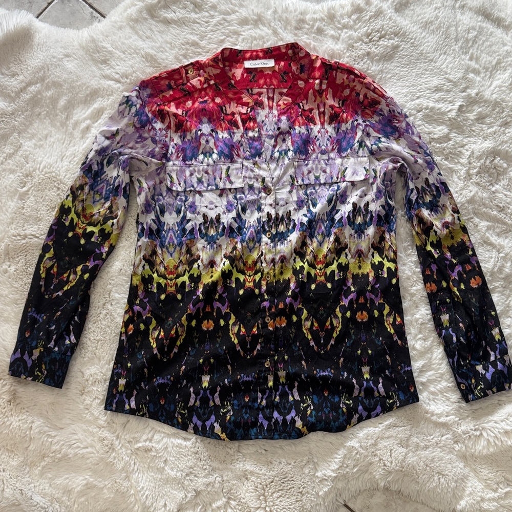 Calvin Klein Multicolor Long Sleeve Top